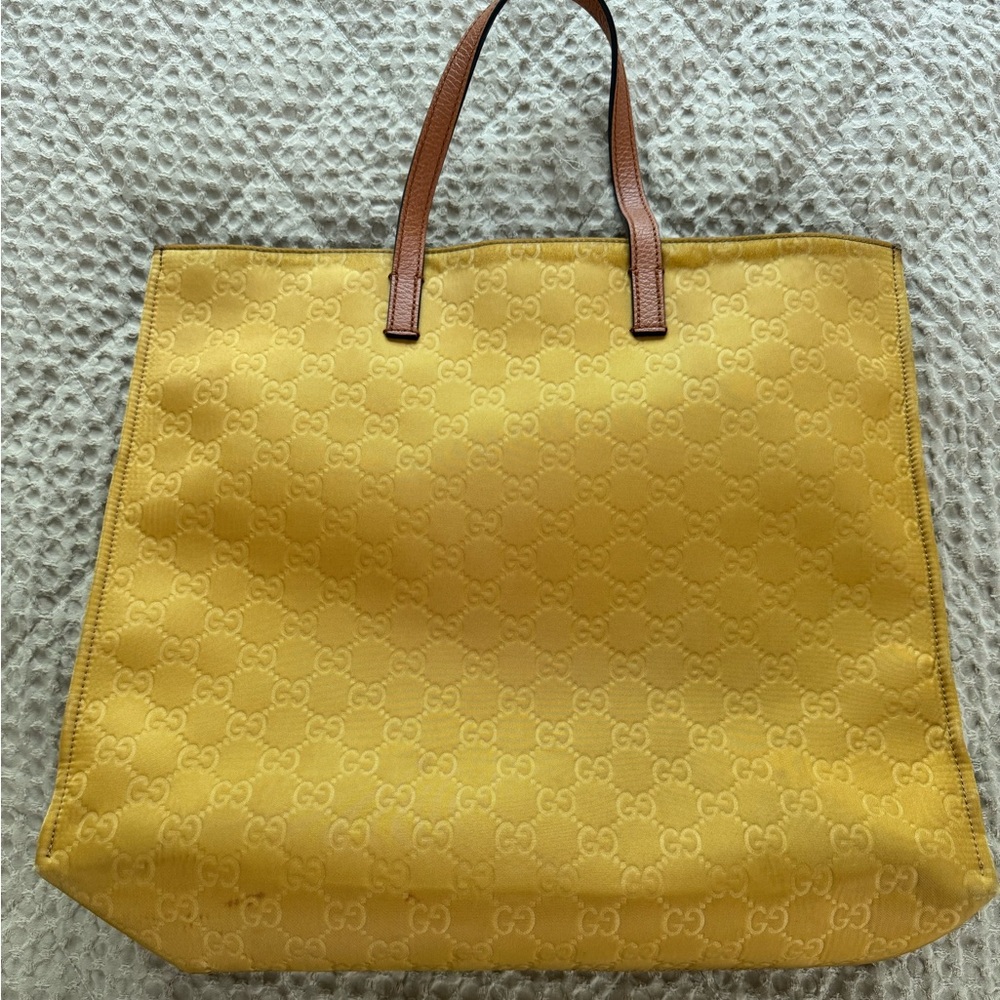 Gucci Mustard Yellow Tote